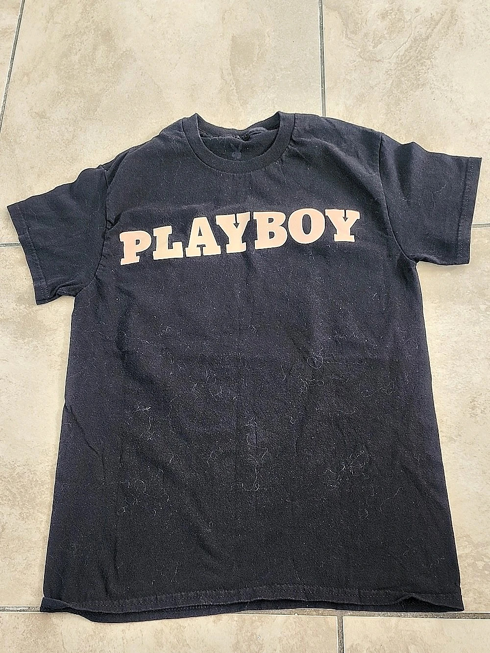 Playboy Graphic Short Sleeve Tee in Black